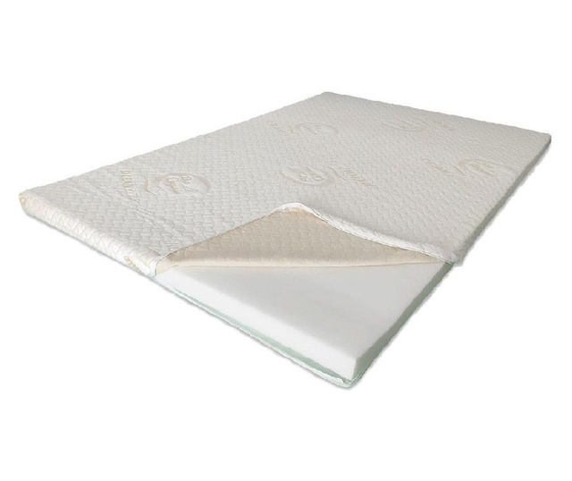 Topper Saltea Super Ortopedic, 6.5 cm, Bio Bumbac, 140 x 200 cm 140x200