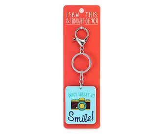 Breloc cu mesaj - Don't forget to smile