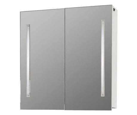 Горен шкаф за баня с огледало Макена Астор, led, плавно затваряне, водоустойчив