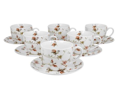 Set 6 šalica s tanjurićima Safa