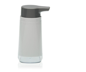 Dispenser pentru sapun lichid Versa, ABS, 200 ml, gri
