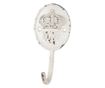 Cuier de perete din fier alb antichizat 6 cm x 4 cm x 12 h 0