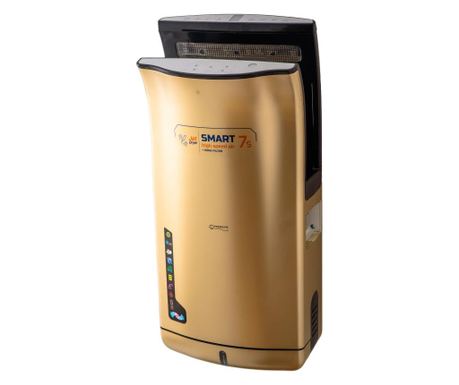 Uscator maini senzor JetSmart , TRENDY'S, 2000W uscare rapida aer cald rece, gold