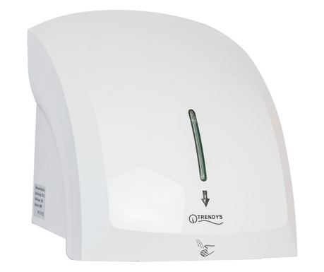 Uscator de maini,TRENDY S, cu senzor 1800W, ABS alb