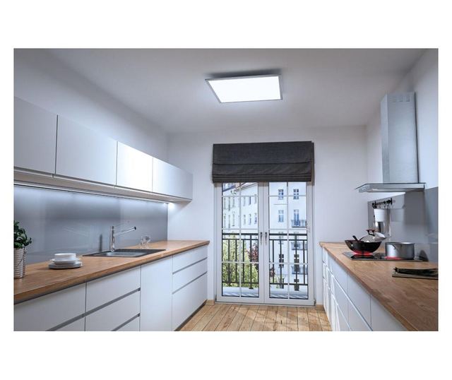 Plafoniera cu telecomanda Ledvance, Planon Plus, aluminiu, Led, alb ...