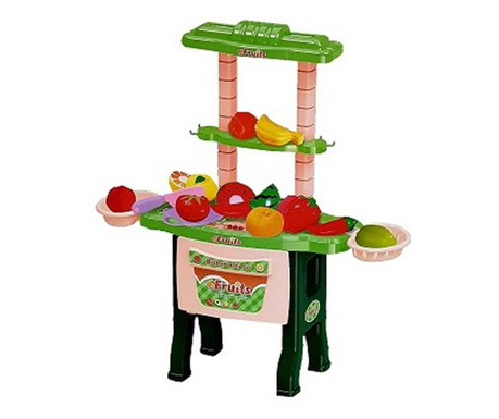 Stand fructe si legume, muzical, 31 piese, inaltime 64 cm