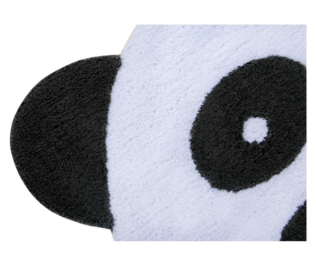 Preproga Happy Panda White & Dark Grey 90x100 cm