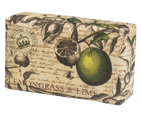 Луксозен растителен сапун english soap company kew Лимонова Трева и Лайм, ексфорлиращ, 240 гр  no