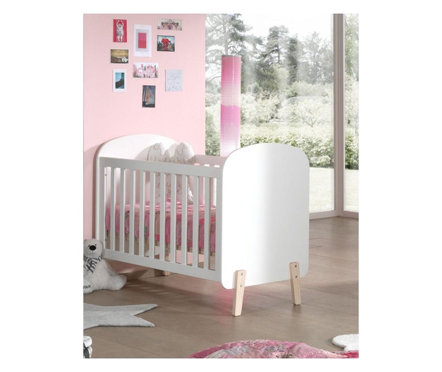Posteljica za dojenčka Kiddy White 60x120 cm