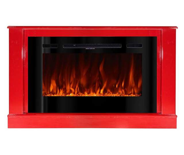 Електрическа камина art flame, bernard mini Червено & adeli, 1500 w  Височина: 72.5 см
Ширина: 121.5 см
Дълбочина: 30 см
