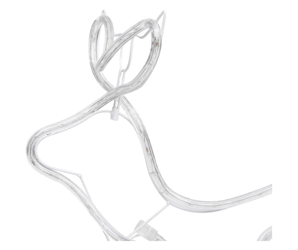 Božićna dekoracija s jelenom i saonicama, 576 LED dioda, za vanjsku upotrebu - 7