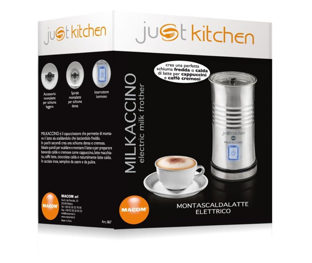 Električni aparat za mlečno peno Macom Just Kitchen - Milkacinno 250 ml