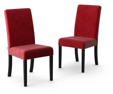 Zestaw 2 krzeseł Tonka Red