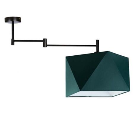 HARBIN Stropna Lampa Crna Bocno Zelena