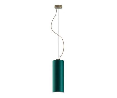 Lustră suspendată BOLONIA Auriu Antichizat Verde Sticlă