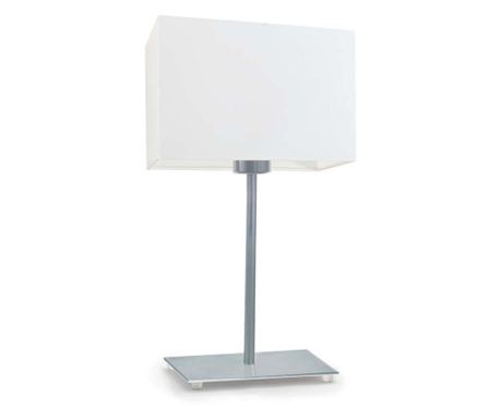 AMALFI Lampă de birou metalică Argintiu Alb