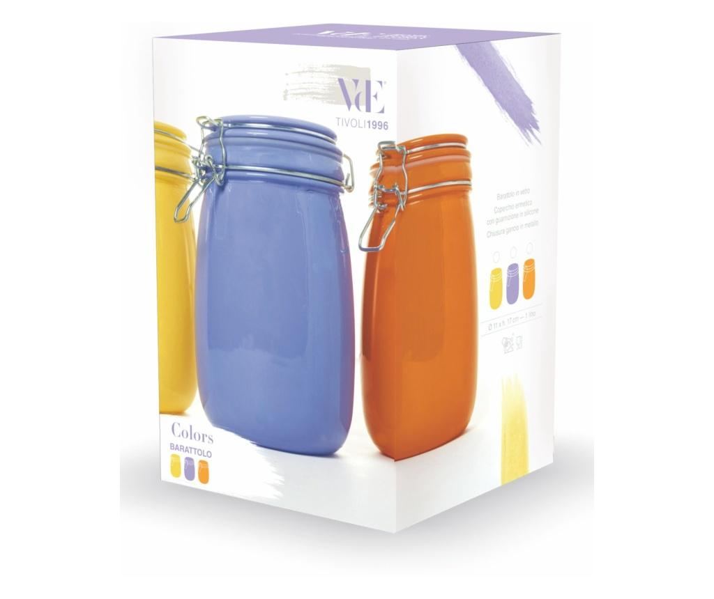 Set 3 staklenke Color 1 L - 8