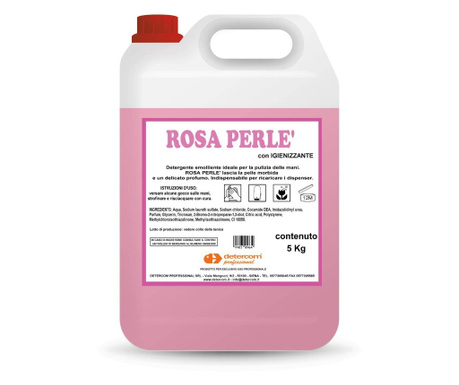 Sapun lichid dezinfectant Rosa Perle, 5 l Sapun 20 x 32 cm