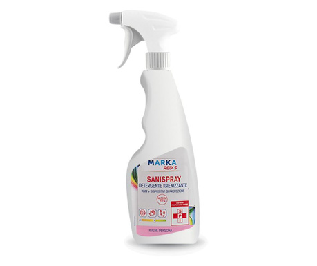 Detergent igienizant pentru maini si dispozitive de protectie, 75% alcool, 750 ml dezinfectant 11 x 28 cm