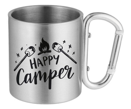 Cana cu Carabiniera activitati outdoor, sport, drumetie, camping - Happy Happy Camper