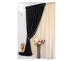Draperie  din catifea, neagra, cu rejansa, uni , opaca, 200x250 thumbnail 4