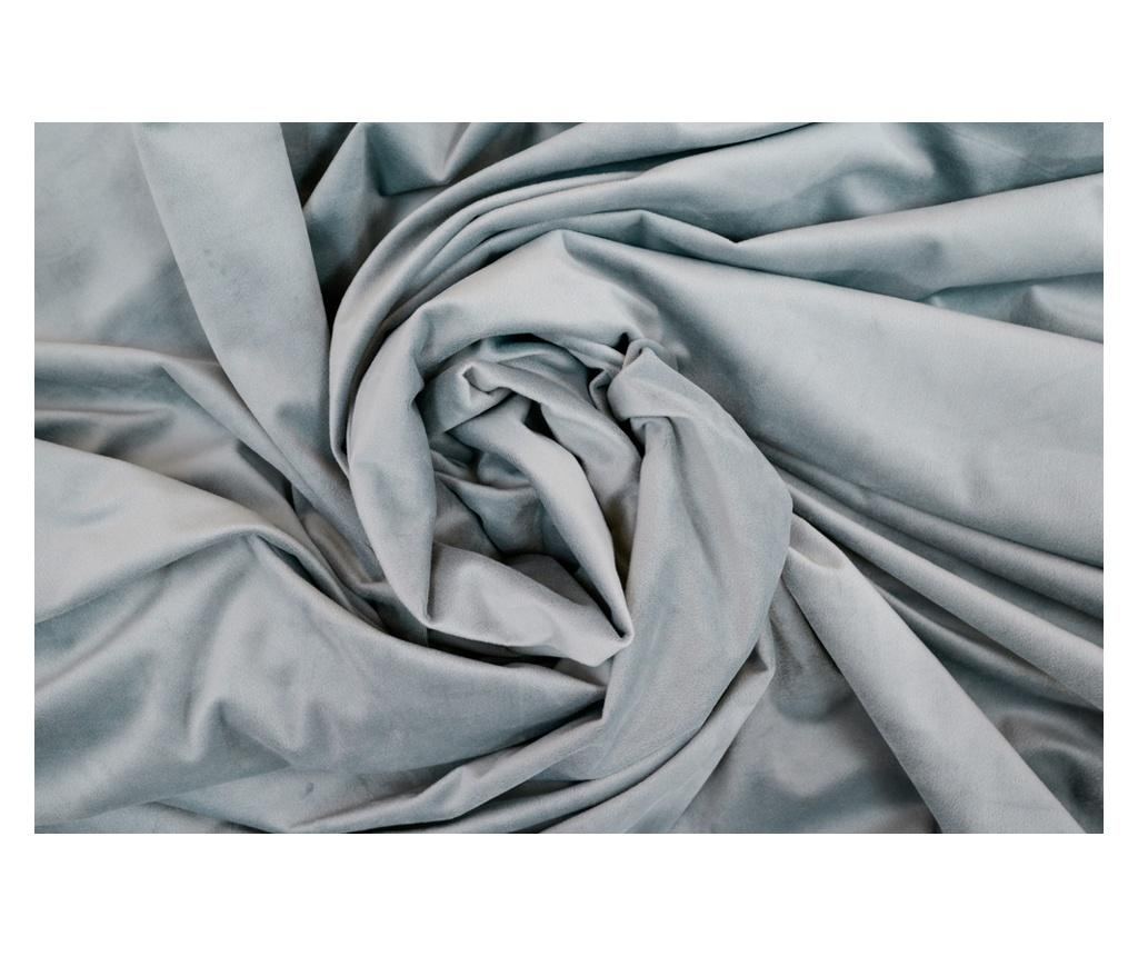 Draperie  din catifea,  gri perlat, cu rejansa, uni , opaca, 400x250 - 7
