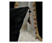 Set 2 Perne decorative din catifea , Negru, accesorizate  45x45 cm thumbnail 3
