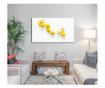 Tablou Canvas Premium Art Factory TrueColor, Lamai Pe Masa Alba, Panza pe cadru de lemn, Decoratiuni Casa 50 x 70 cm