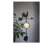 Lampa solara cu LED Best Season, Windy, corp: metal, LED, negru, 25x9x81 cm