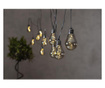 Ghirlanda luminoasa Best Season, Glow 10 lights LED, carcasa: sticla, LED, gri, 360x6x11 cm