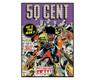 Плакат 50 Cent 30x40 cm