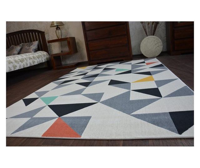 Koberec SCANDI 18214/763 - trojúhelníky 80x150 cm  80x150 cm