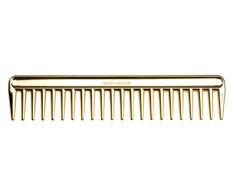 Pieptene auriu cu dinti lati 19 x 4 cm, Koh-I-Noor, 7132G
