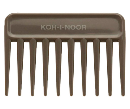 Pieptene gri afro, 9 x 7 cm, Koh-I-Noor, 8131S