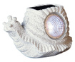 Lampa solara Best Season, Snail, rasina poliuretanica cu pulbere de piatra, 16x10x9 cm