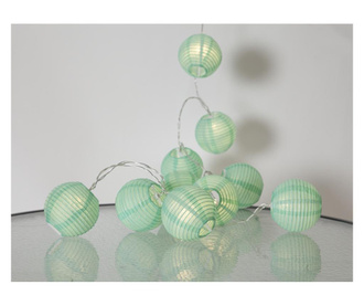 Ghirlanda luminoasa Best Season, Festival Green, plastic, verde, 8x8 cm