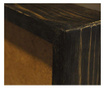 Pusculita decorativa Evila Originals, lemn, 22x22x6 cm, maro/alb
