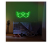 Aplica de perete decorativa Neon Graph, neon benzi PVC, No Bulb, verde, 52x22x2 cm