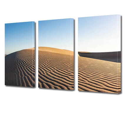 Set Tablouri Multicanvas 3 piese, Frumusetea desertului , Panza pe cadru de lemn, 3 x 50 x 70 cm