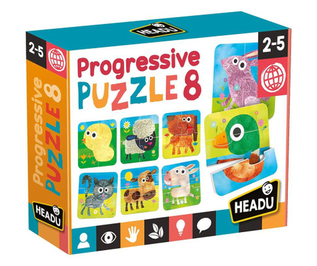 Set 8 puzzle-uri progresive Headu