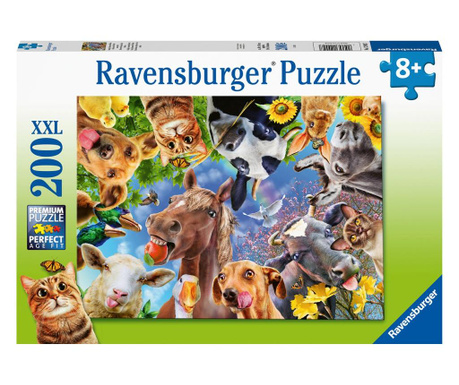 Puzzle portret cu animale 200 piese