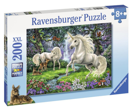 Puzzle Unicornii mistici - 200 piese