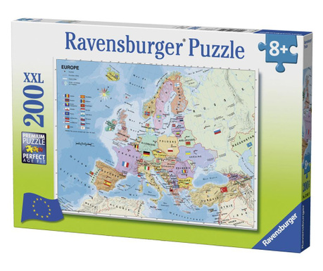 Puzzle Harta Europei 200 piese