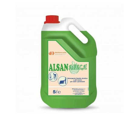 Detergent ALSAN MELA, pentru pardoseli, pe baza de alcool, cu parfum de mar, concentrat, 5 l