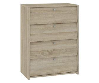 Pantofar cu 4 sertare stejar sonoma 80 x 60 x 33 cm