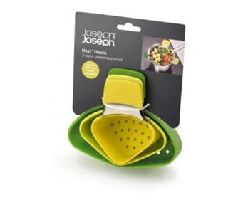 Set 3 piese gatire aburi Nest steam verde, Joseph-j400830