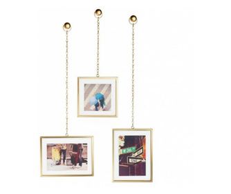 Set 3 rame foto Fotochain nickel auriu UMBRA -432979