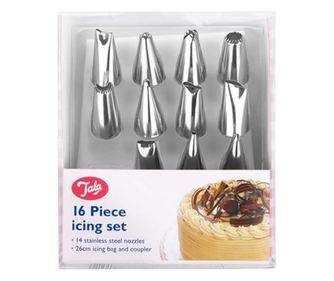 Set 16 buc ustensile decorat prajituri - 10A00040 - TALA