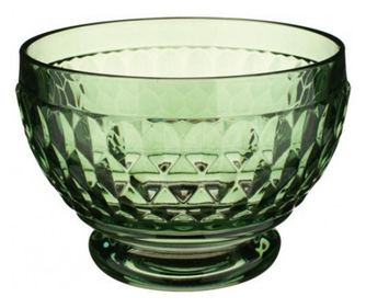 Bol sticla cristalizata pentru aperitive boston coloured green-242510