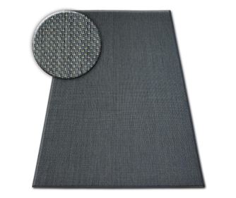 Covor sisal Flat 48663/090 negru  80x150 cm  80x150 cm